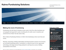 Tablet Screenshot of kairosfundraisingsolutions.com